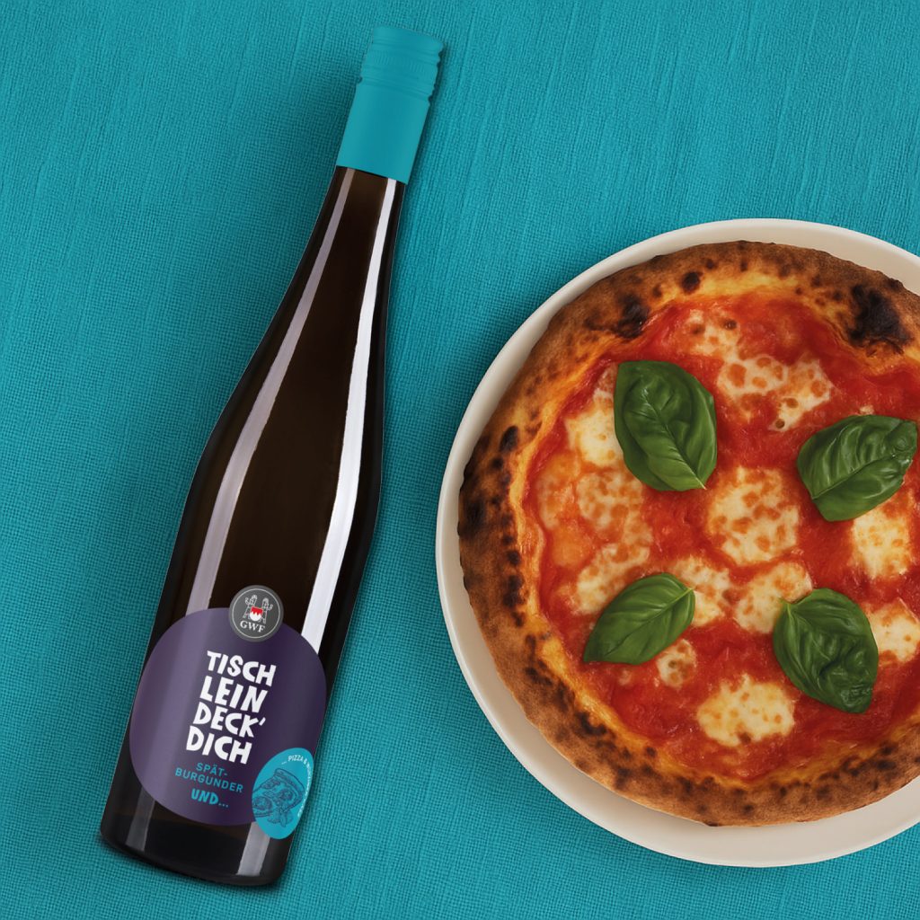 Tischlein deck dich Spätburgunder zu Pizza